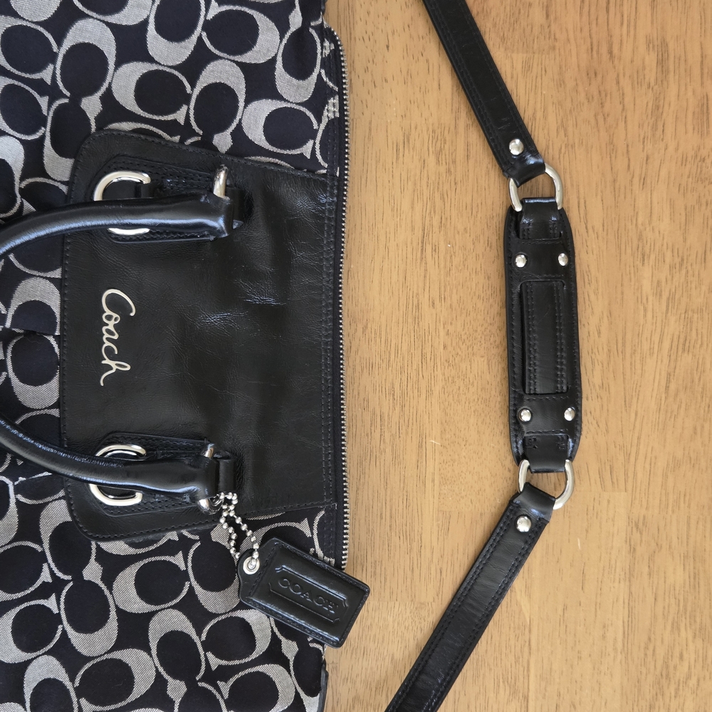 Coach Black and Gray Women's Bag - Picture 11 of 11